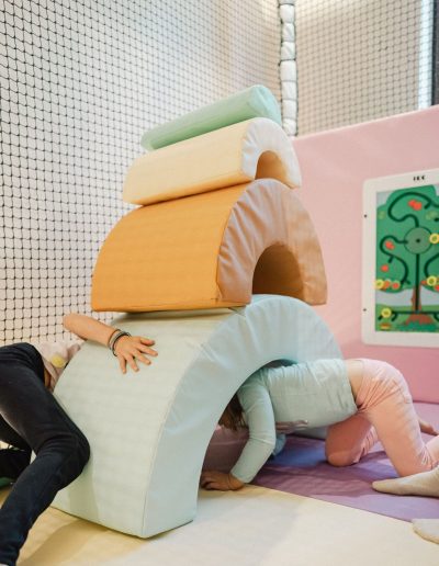 soft play shapes stacked